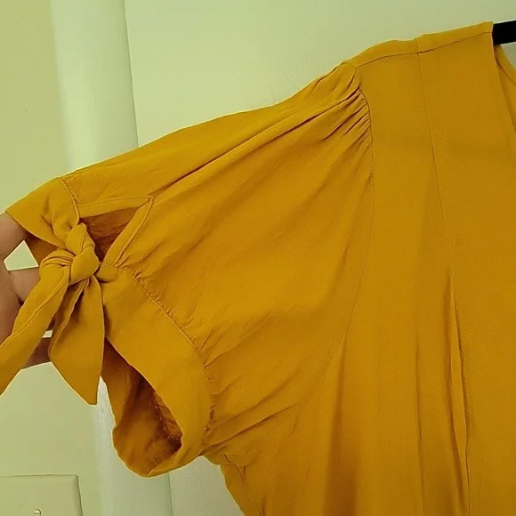 Torrid Mustard Button-Up Top - Picture 5 of 12